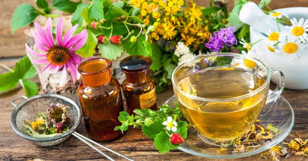 Infusiones de hierbas para el tratamiento de la osteocondosis cervical