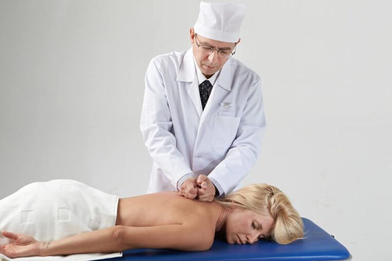 Masaje con osteocondosis cervical