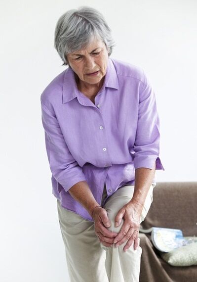 Dolor de rodilla debido a la osteoartritis.